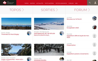 Site communautaire ski randonnée nordique