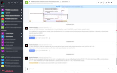 Messagerie instantanée RocketChat